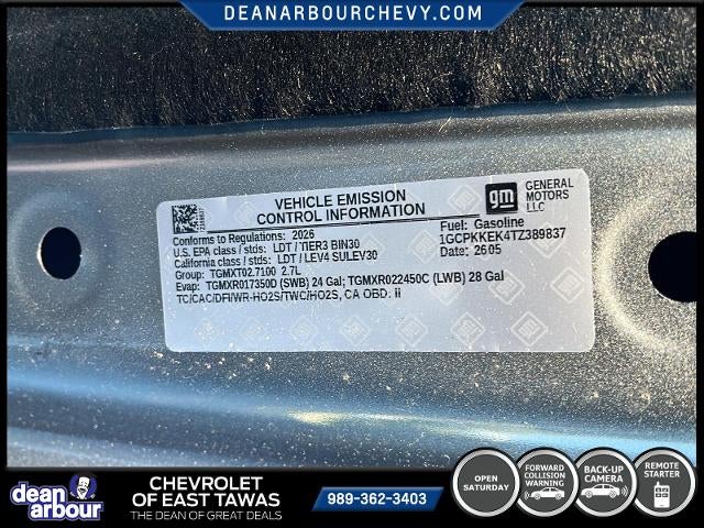 2026 Chevrolet Silverado 1500 LT (2FL)