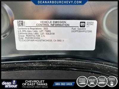 2023 Chevrolet Colorado Crew Cab Short Box 4-Wheel Drive LT