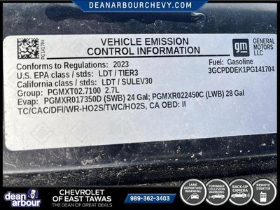 2023 Chevrolet Silverado 1500 Crew Cab Standard Box 4-Wheel Drive LT