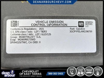 2021 Chevrolet Silverado 1500 Crew Cab Standard Box 4-Wheel Drive LT Trail Boss