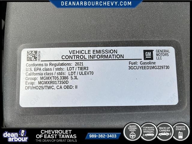 2021 Chevrolet Silverado 1500 Crew Cab Standard Box 4-Wheel Drive RST